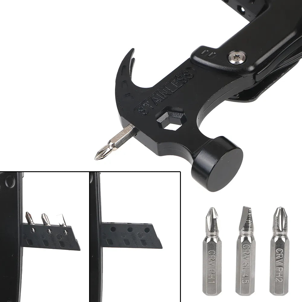 Martelo Multifunções: O Único Martelo que Você Precisará. Em Aço inoxidável.