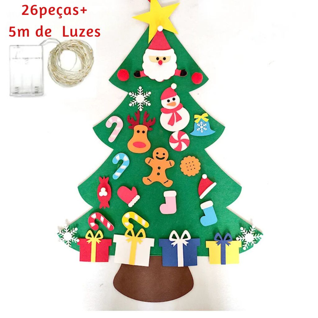 Árvore de Natal em Feltro, Montessori