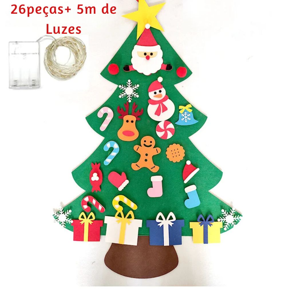 Árvore de Natal em Feltro, Montessori
