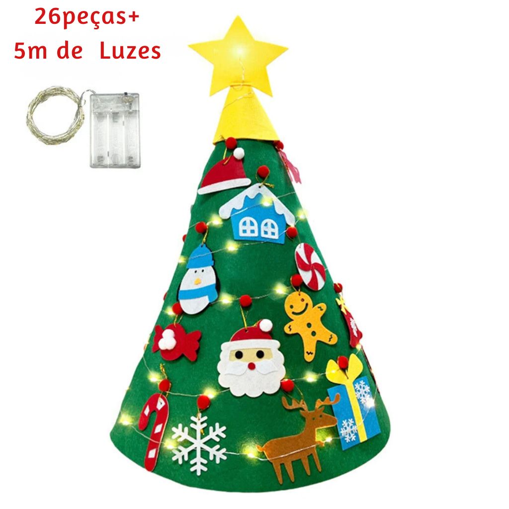 Árvore de Natal em Feltro, Montessori