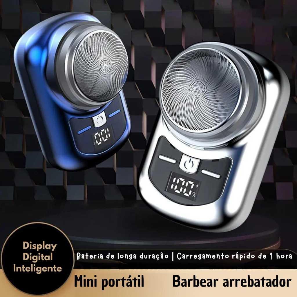 Mini Barbeador Portátil
