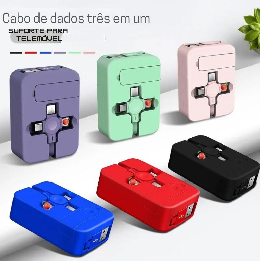 Cabo de carregamento, 3 em 1