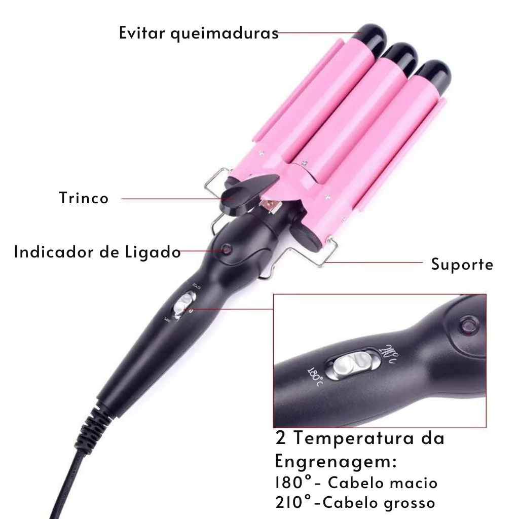 TriCurl Fusion, Prancha Modeladora de Cachos Profissional