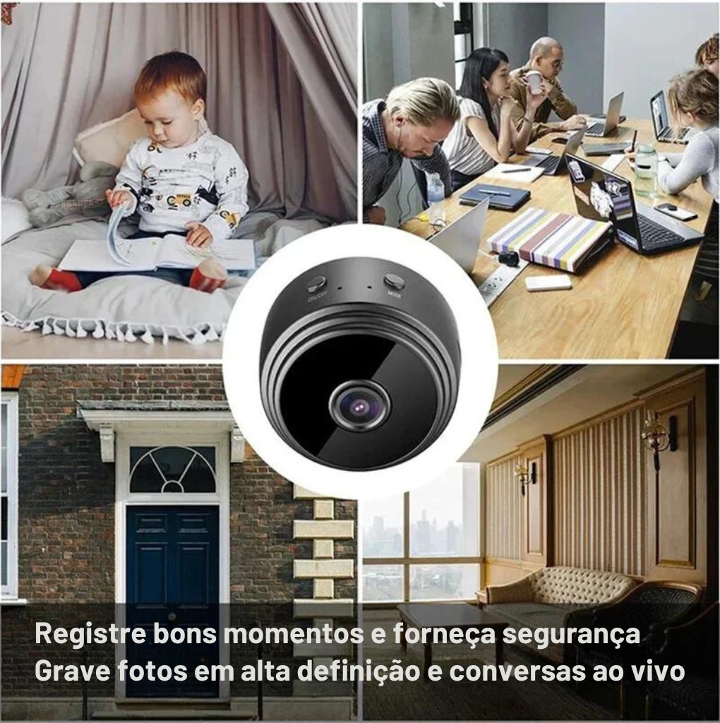 MiniCam, Mini Câmera de Segurança Sem Fio
