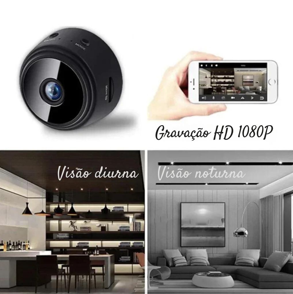 MiniCam, Mini Câmera de Segurança Sem Fio