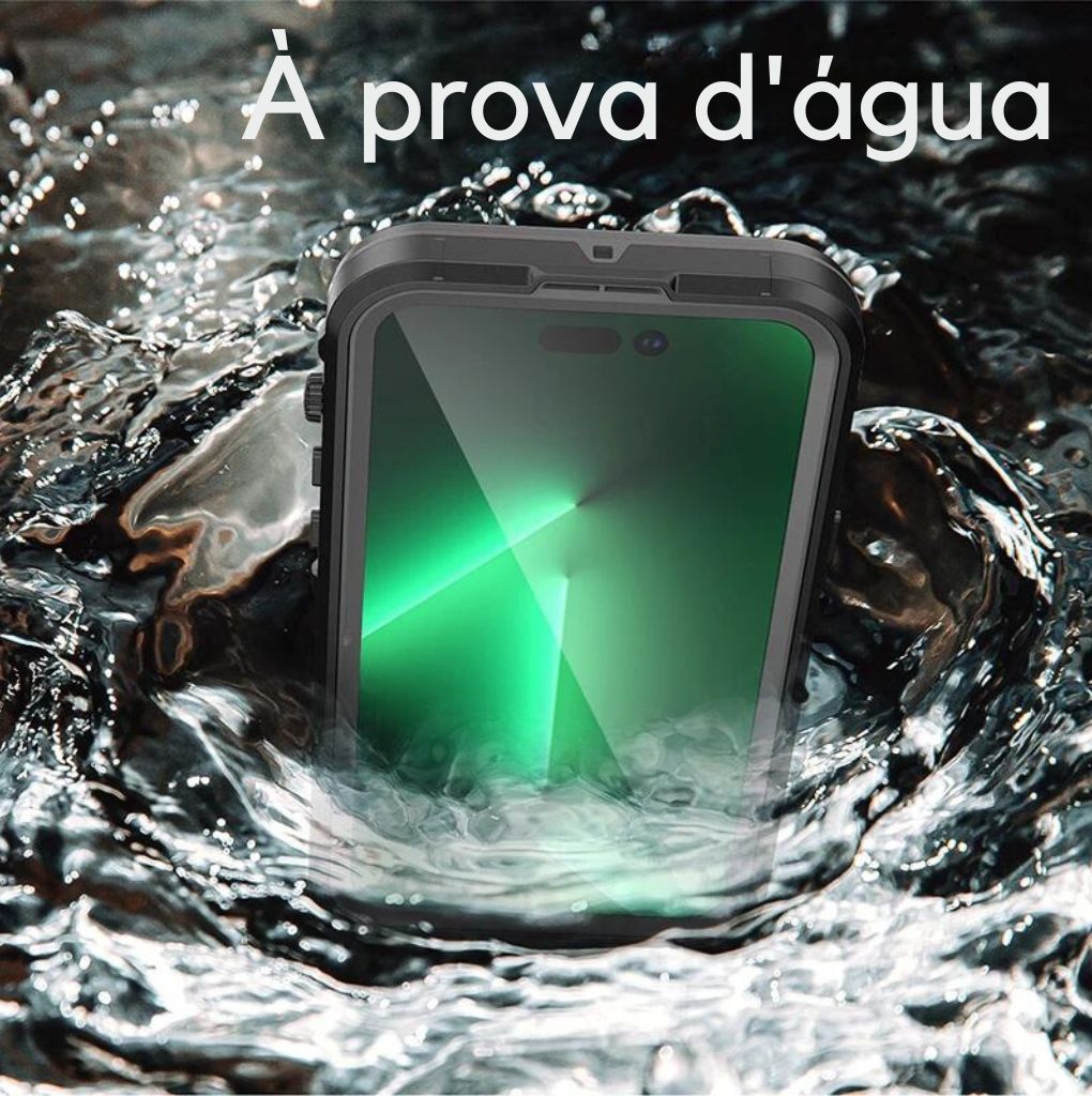 Ultimate, Capa impermeável, proteção total , iPhone 15, 14, 13 Pro Max, 15 Plus, 15 Plus e 14 Pro Max Capa