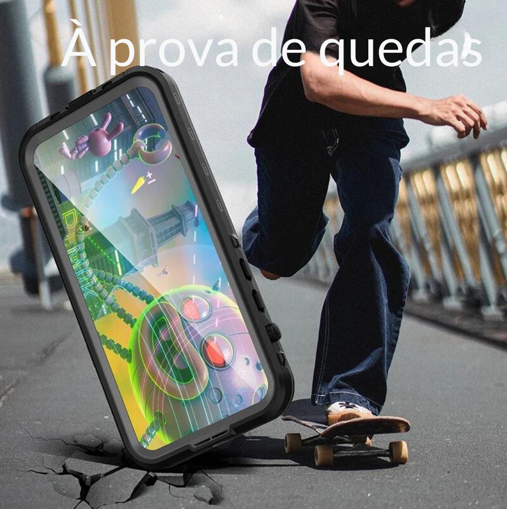 Ultimate, Capa impermeável, proteção total , iPhone 15, 14, 13 Pro Max, 15 Plus, 15 Plus e 14 Pro Max Capa