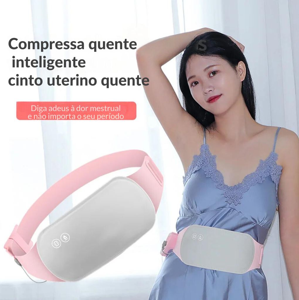 Cinto de aquecimento para alívio menstrual