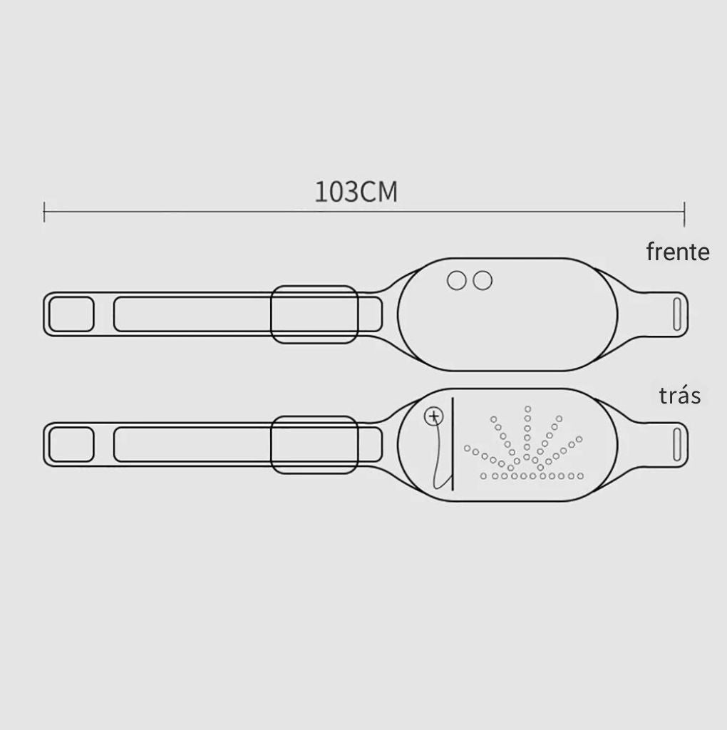 Cinto de aquecimento para alívio menstrual
