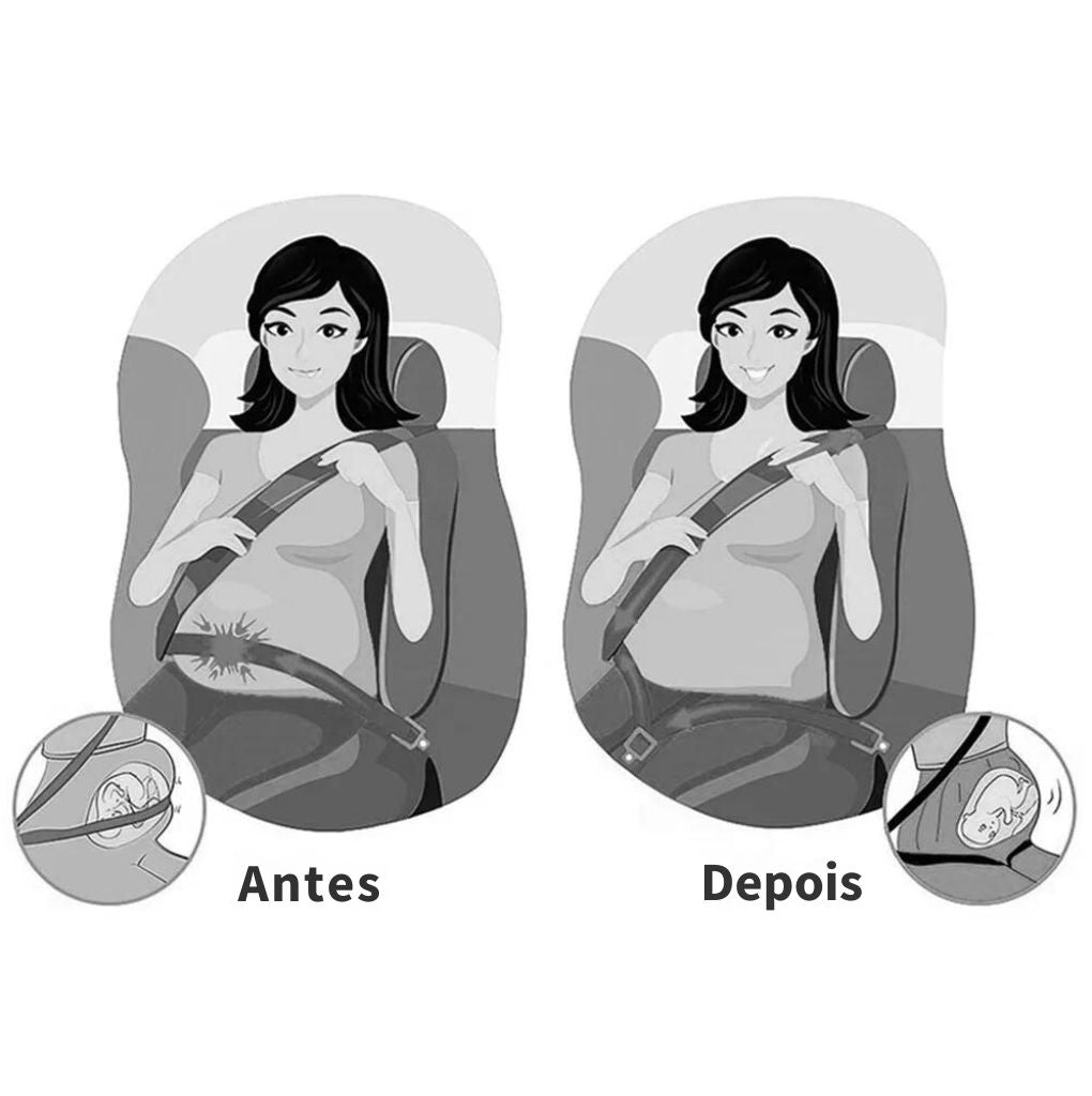 Regulador de Cinto de segurança para gravidez