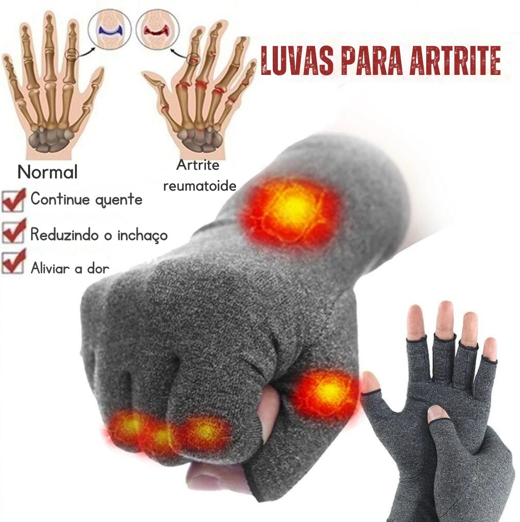 Luvas de compressão Premium, para artrite