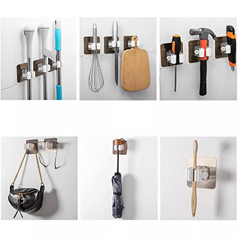 Suporte de parede multiusos, 4 peças
