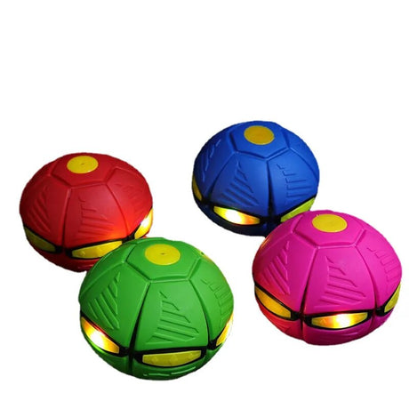 Bola Mágica e Disco Voador, com luzes