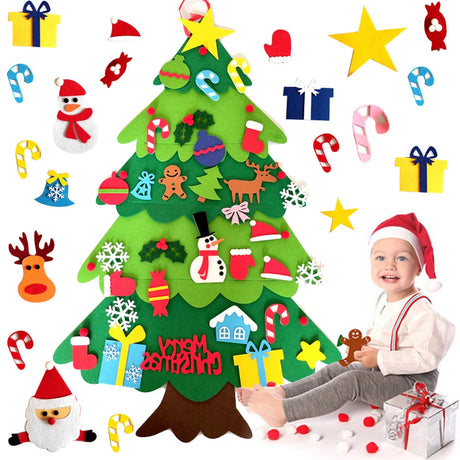 Árvore de Natal em Feltro, Montessori