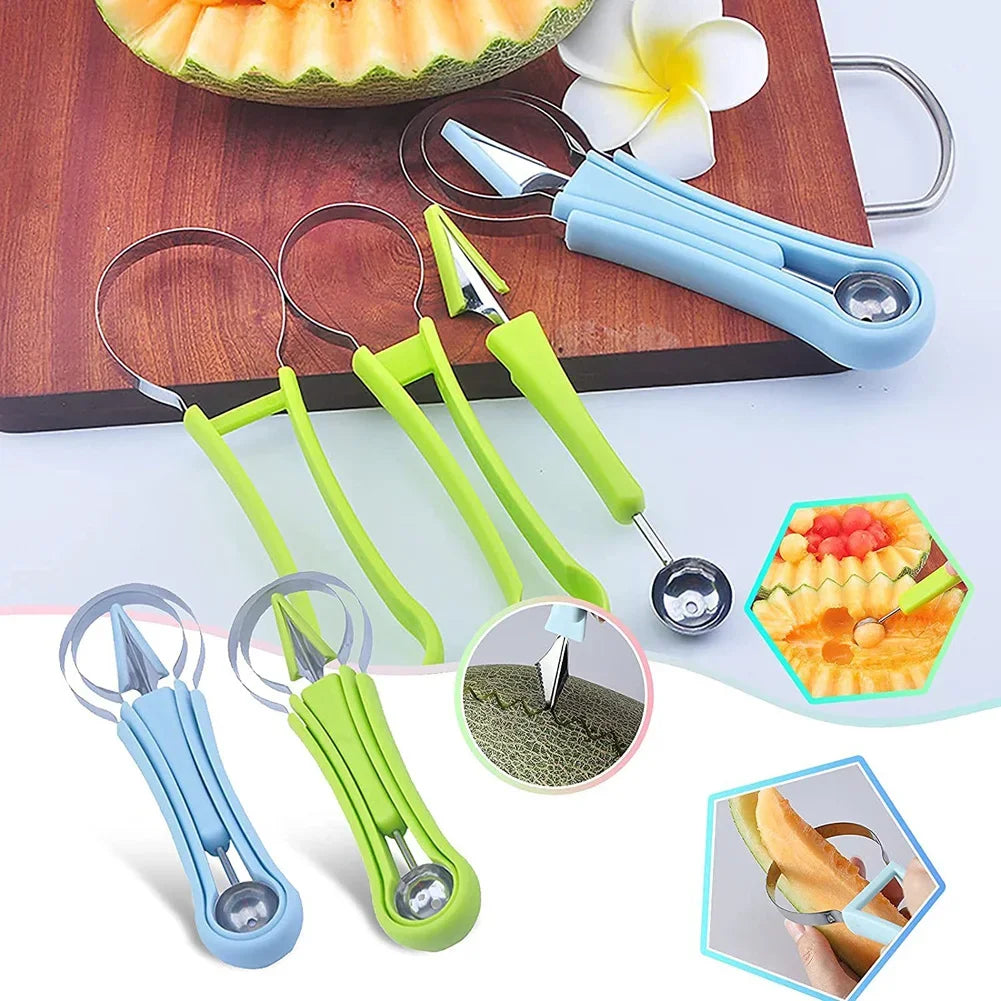 Cortador de frutas personalizados, 4 em 1