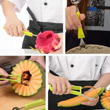 Cortador de frutas personalizados, 4 em 1