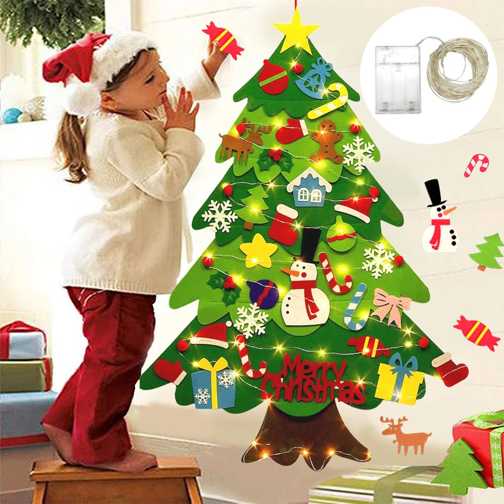 Árvore de Natal em Feltro, Montessori