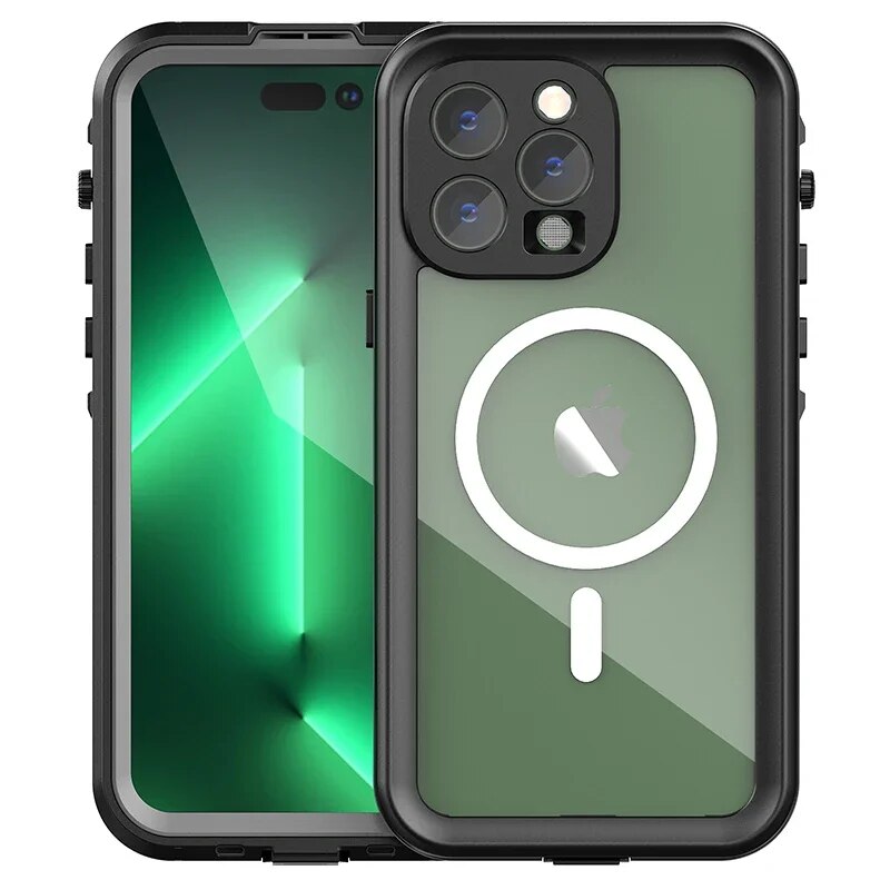 Ultimate, Capa impermeável, proteção total , iPhone 15, 14, 13 Pro Max, 15 Plus, 15 Plus e 14 Pro Max Capa