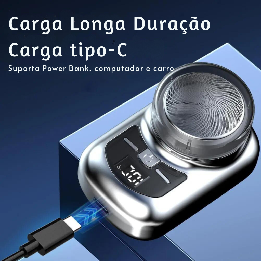 Mini Barbeador Portátil