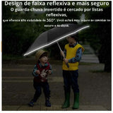 Guarda Chuva, sombrinha. ReflexPro. Luz Refletora de Segurança