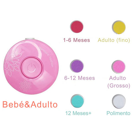 Corta Unhas Elétrico para Bebés, Crianças e Adultos.