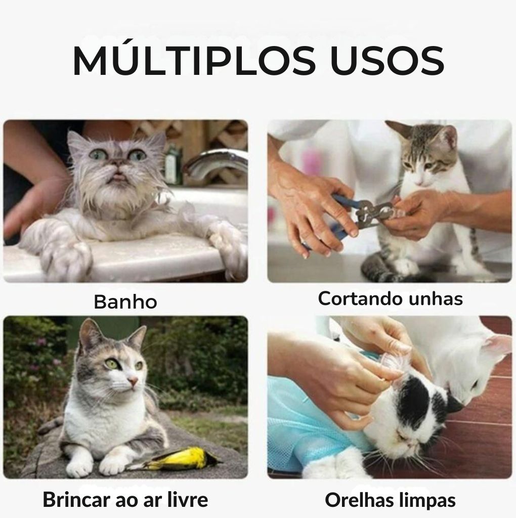 Saco de banho para Gatos e Cães